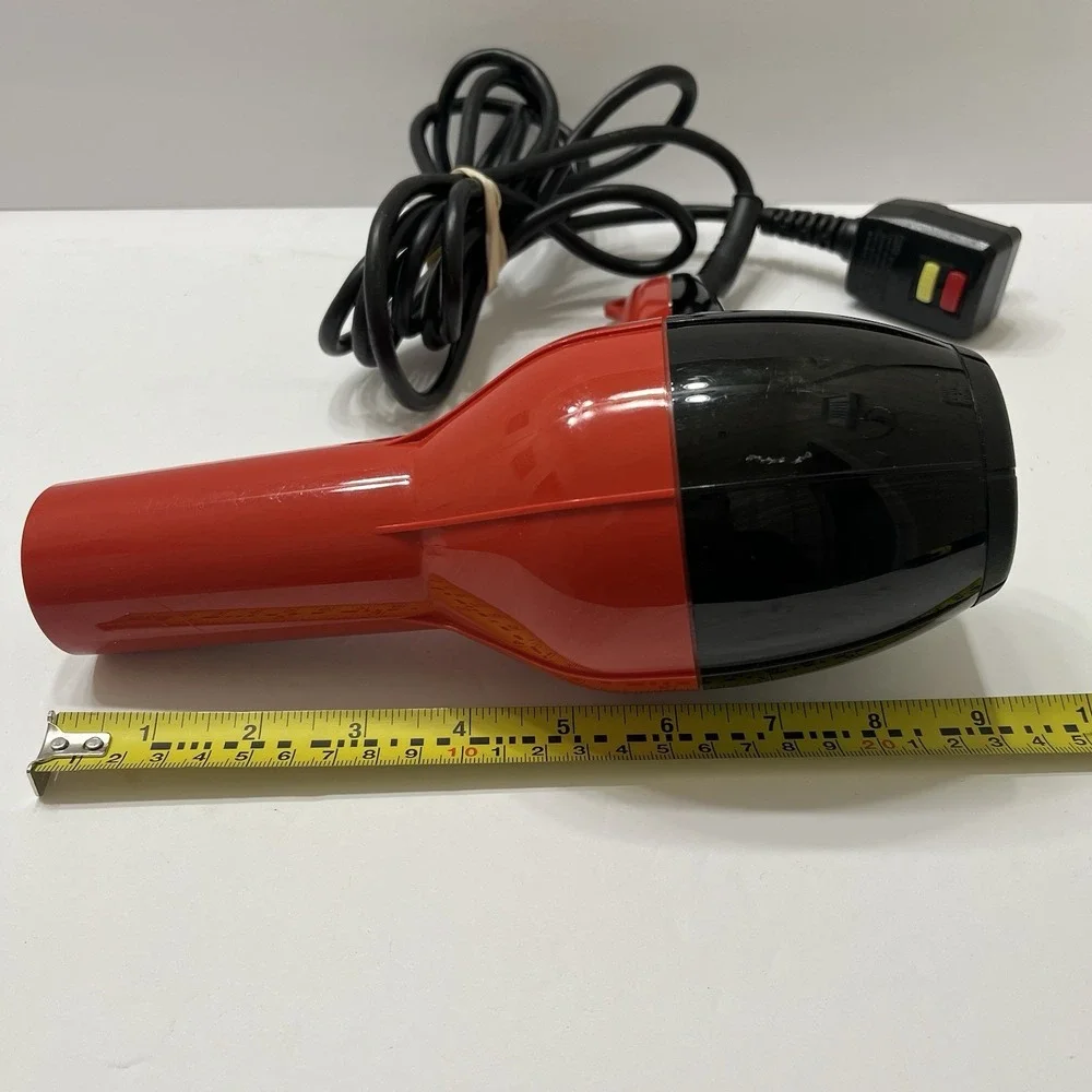 Salono SuperSalono Hair Dryer Italian-Made Motor Red Black 1875-Watt